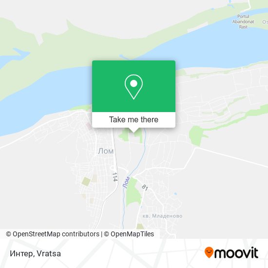 Карта Интер