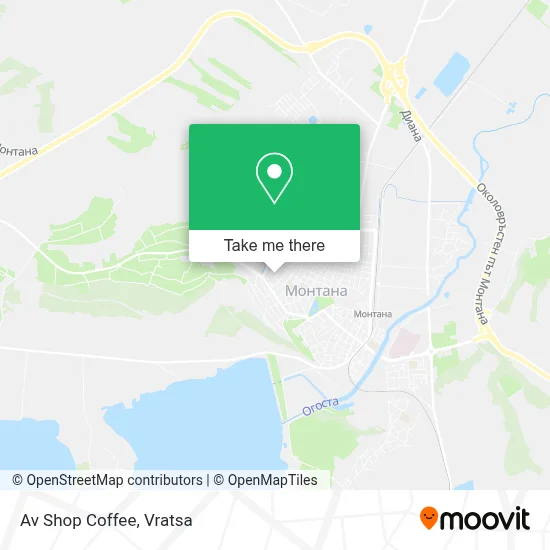 Av Shop Coffee map