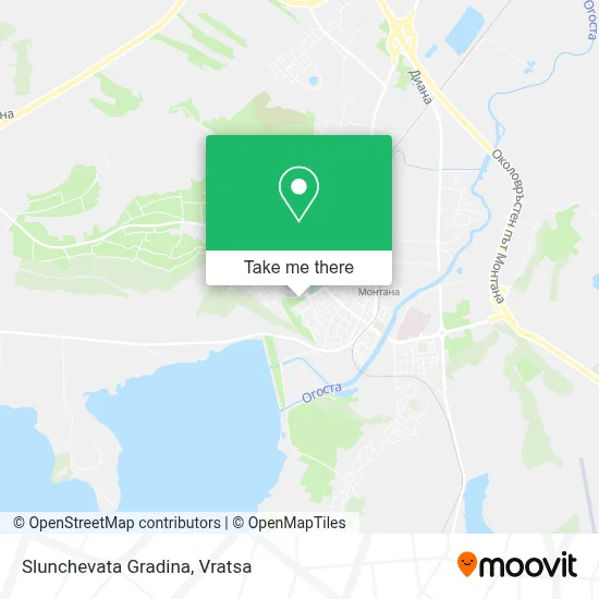 Slunchevata Gradina map