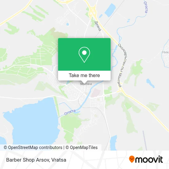 Barber Shop Arsov map