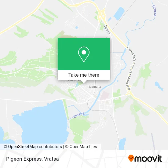 Pigeon Express map
