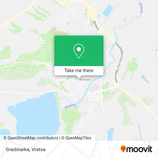 Gradinarka map