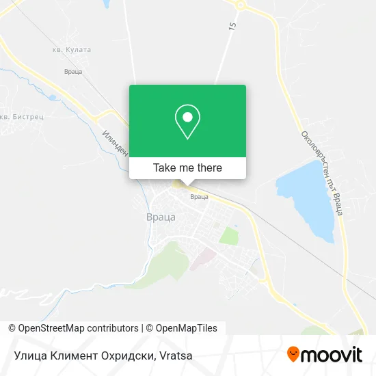 Карта Улица Климент Охридски