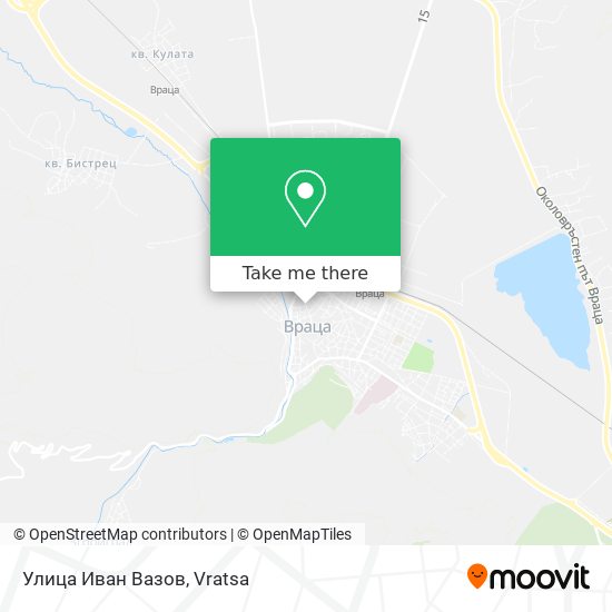 Улица Иван Вазов map