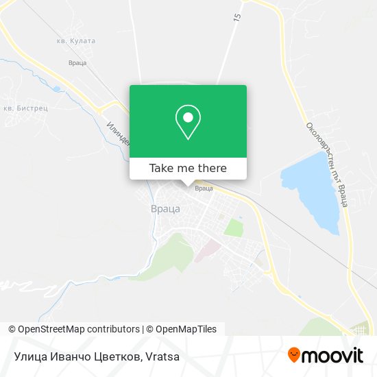 Улица Иванчо Цветков map