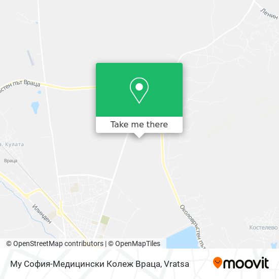 Му София-Медицински Колеж Враца map