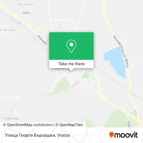 Карта Улица Георги Бързашки