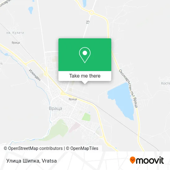 Карта Улица Шипка