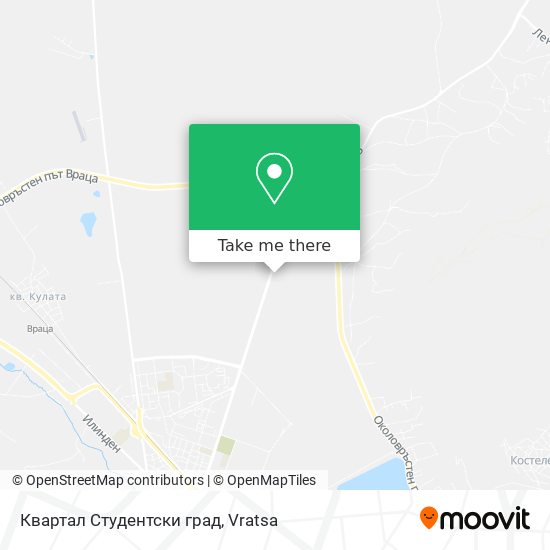 Квартал Студентски град map