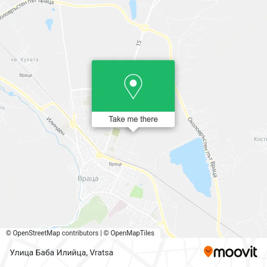 Карта Улица Баба Илийца