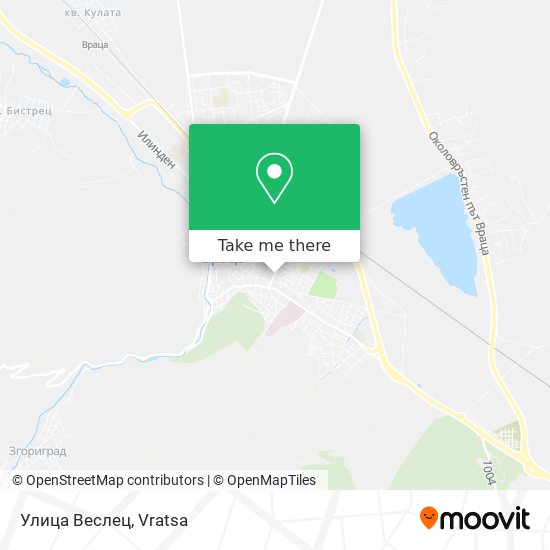 Улица Веслец map