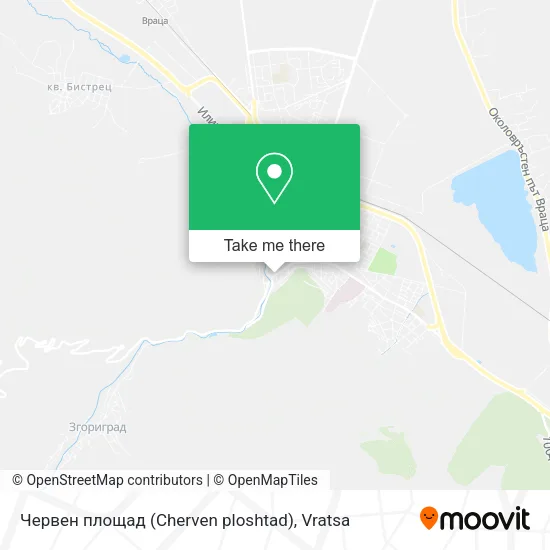 Карта Червен площад (Cherven ploshtad)