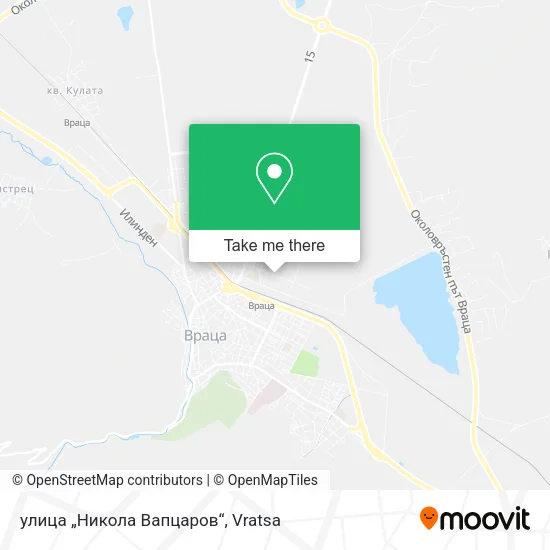 Карта улица „Никола Вапцаров“