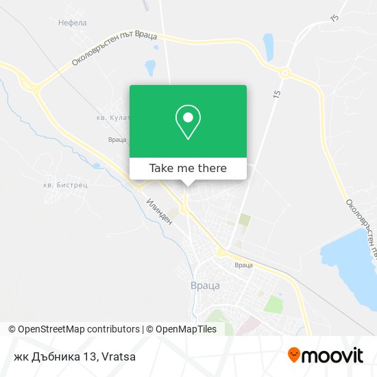 жк Дъбника 13 map