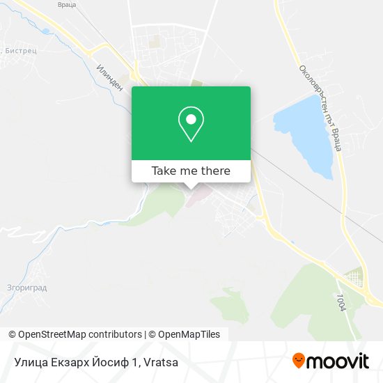 Улица Екзарх Йосиф 1 map