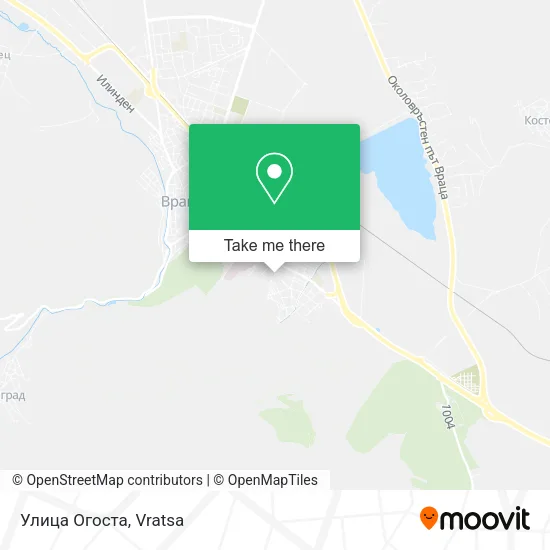 Карта Улица Огоста