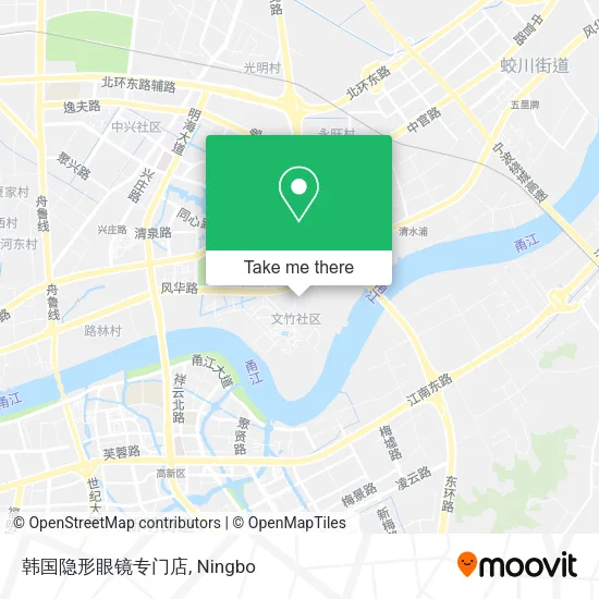 韩国隐形眼镜专门店 map