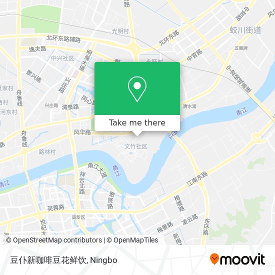 豆仆新咖啡豆花鲜饮 map