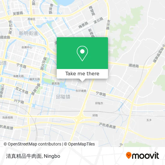 清真精品牛肉面 map