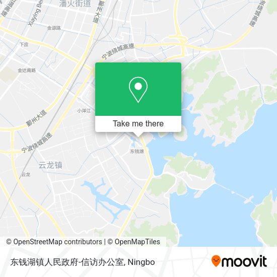 东钱湖镇人民政府-信访办公室 map