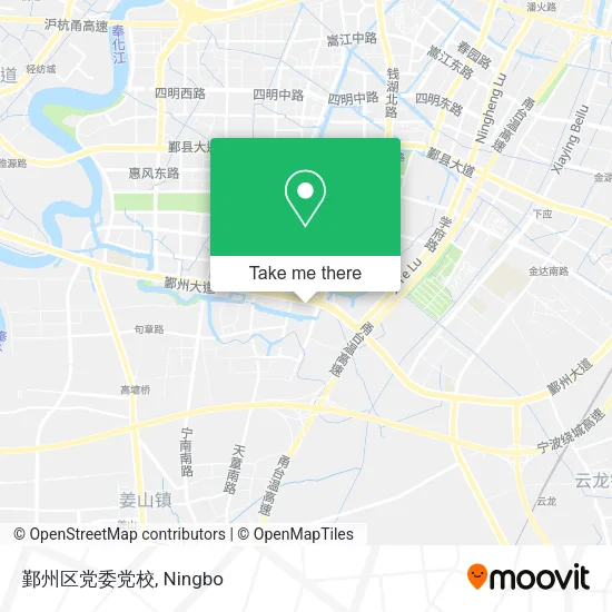 鄞州区党委党校 map