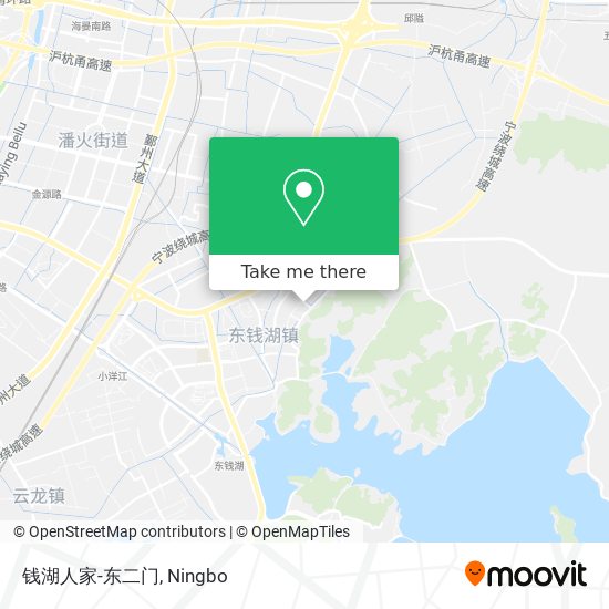 钱湖人家-东二门 map