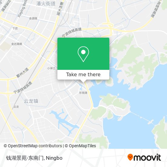钱湖景苑-东南门 map