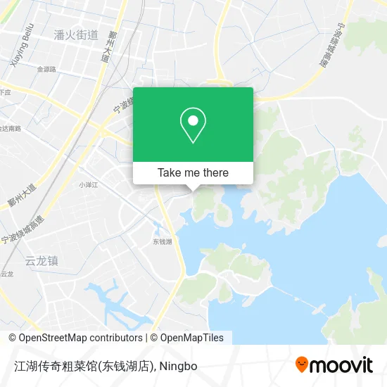 江湖传奇粗菜馆(东钱湖店) map