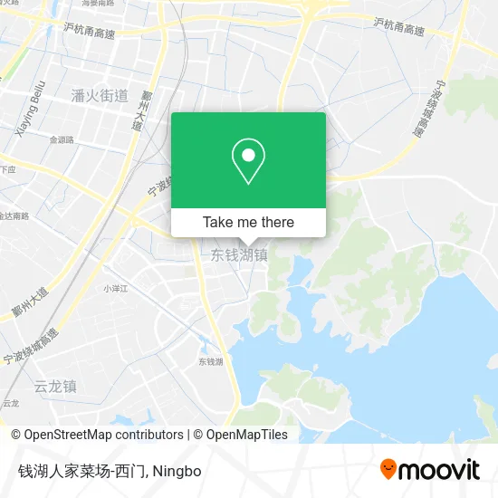 钱湖人家菜场-西门 map