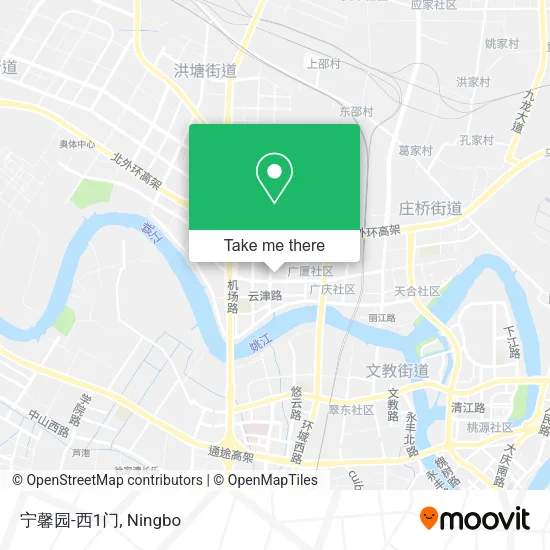 宁馨园-西1门 map