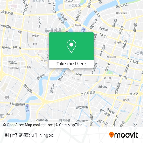 时代华庭-西北门 map
