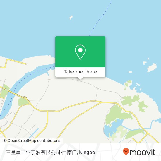 三星重工业宁波有限公司-西南门 map