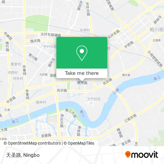 天圣路 map