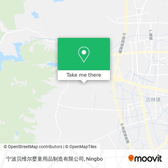 宁波贝维尔婴童用品制造有限公司 map