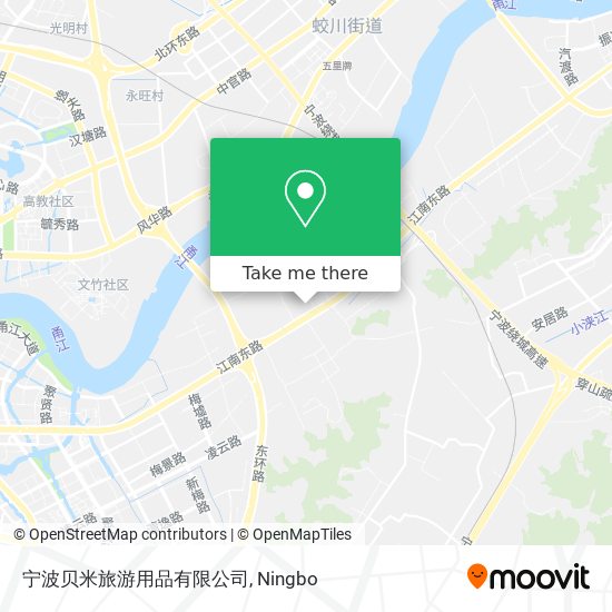 宁波贝米旅游用品有限公司 map