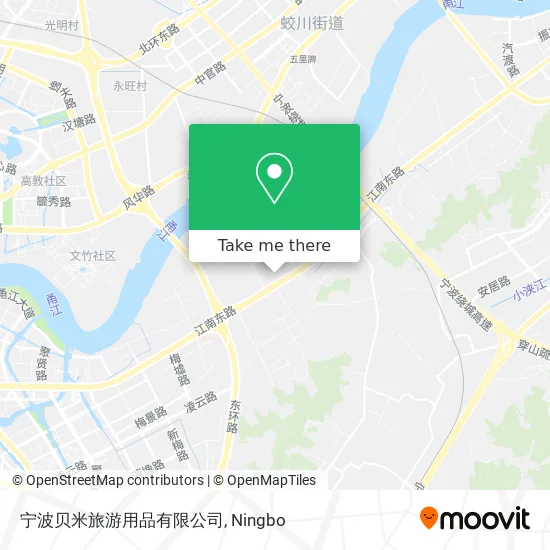 宁波贝米旅游用品有限公司 map