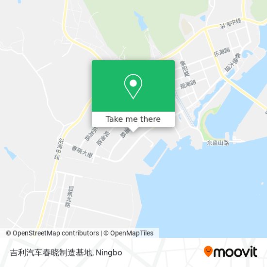 吉利汽车春晓制造基地 map