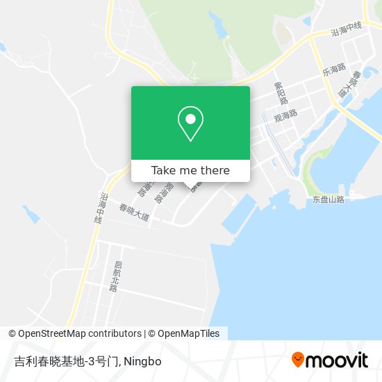 吉利春晓基地-3号门 map