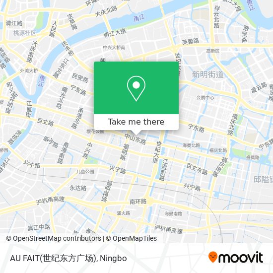 AU FAIT(世纪东方广场) map
