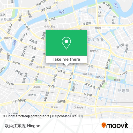 欧尚江东店 map