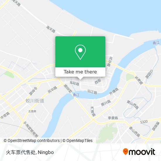 火车票代售处 map