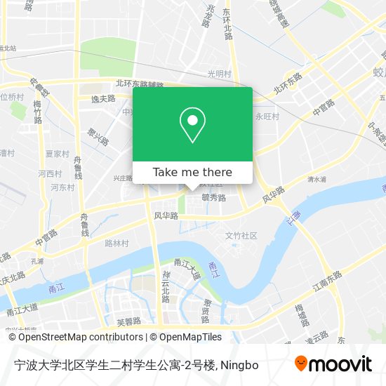 宁波大学北区学生二村学生公寓-2号楼 map