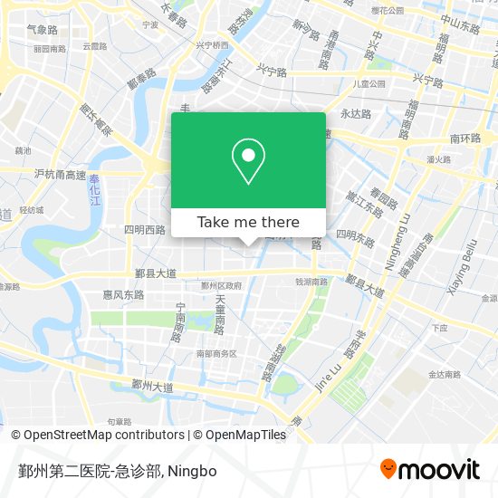 鄞州第二医院-急诊部 map