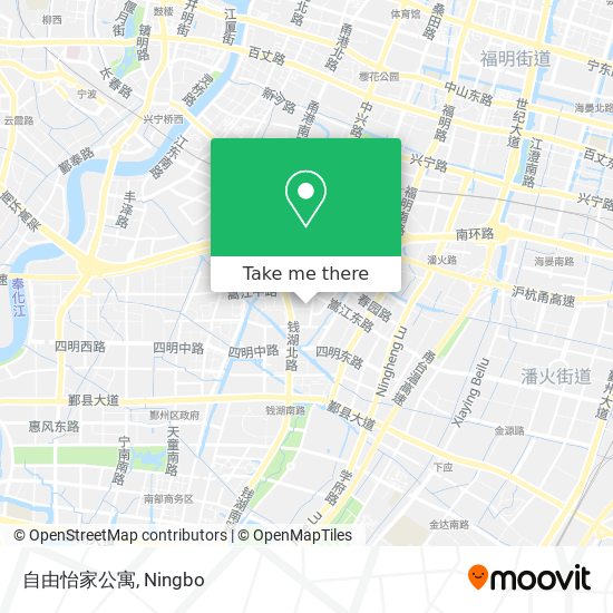 自由怡家公寓 map