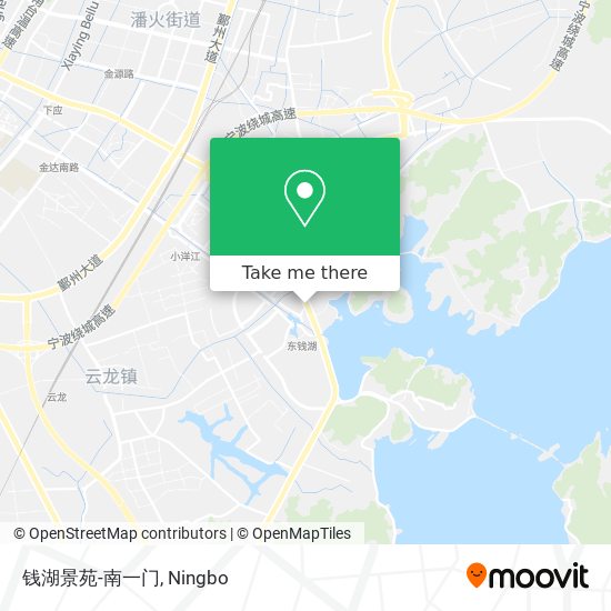 钱湖景苑-南一门 map