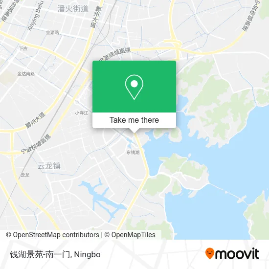 钱湖景苑-南一门 map