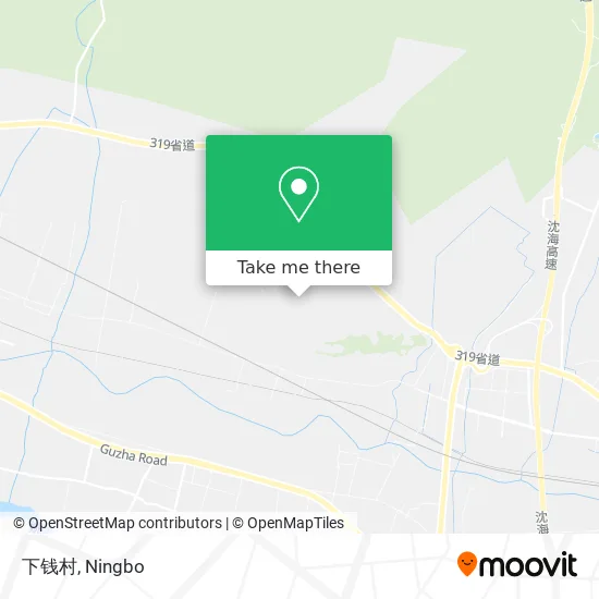 下钱村 map