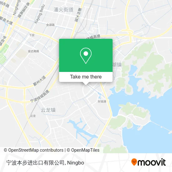 宁波本步进出口有限公司 map