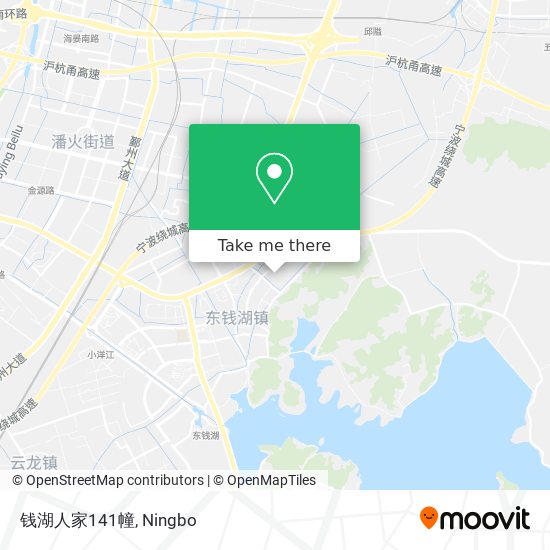 钱湖人家141幢 map