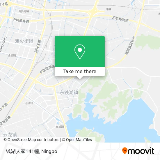 钱湖人家141幢 map